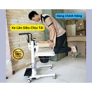 Xe,ghế nâng hạ thủy lực hueloi tự đón người bệnh đi tắm tiện lợi