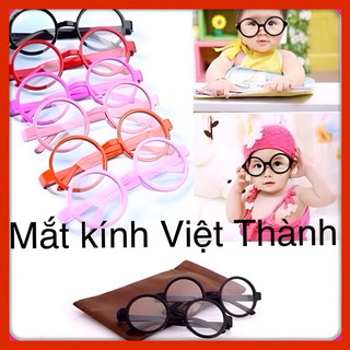 HCM mắt Kính dáng tròn cho bé kính mát trẻ em BOM01