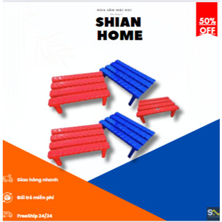 ✿Mới✿  TopTop Ghế Nhựa Thẻ Ghế Nhựa Ngồi Bệt- Giặt Đồ Dã Ngoại nhỏ gọn 【GHẾ THẺ BỆT  ✿Shian VN✿