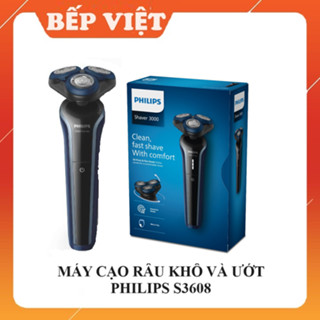 Máy cạo râu khô và ướt Philips S3608  - Bảo hành 2 năm