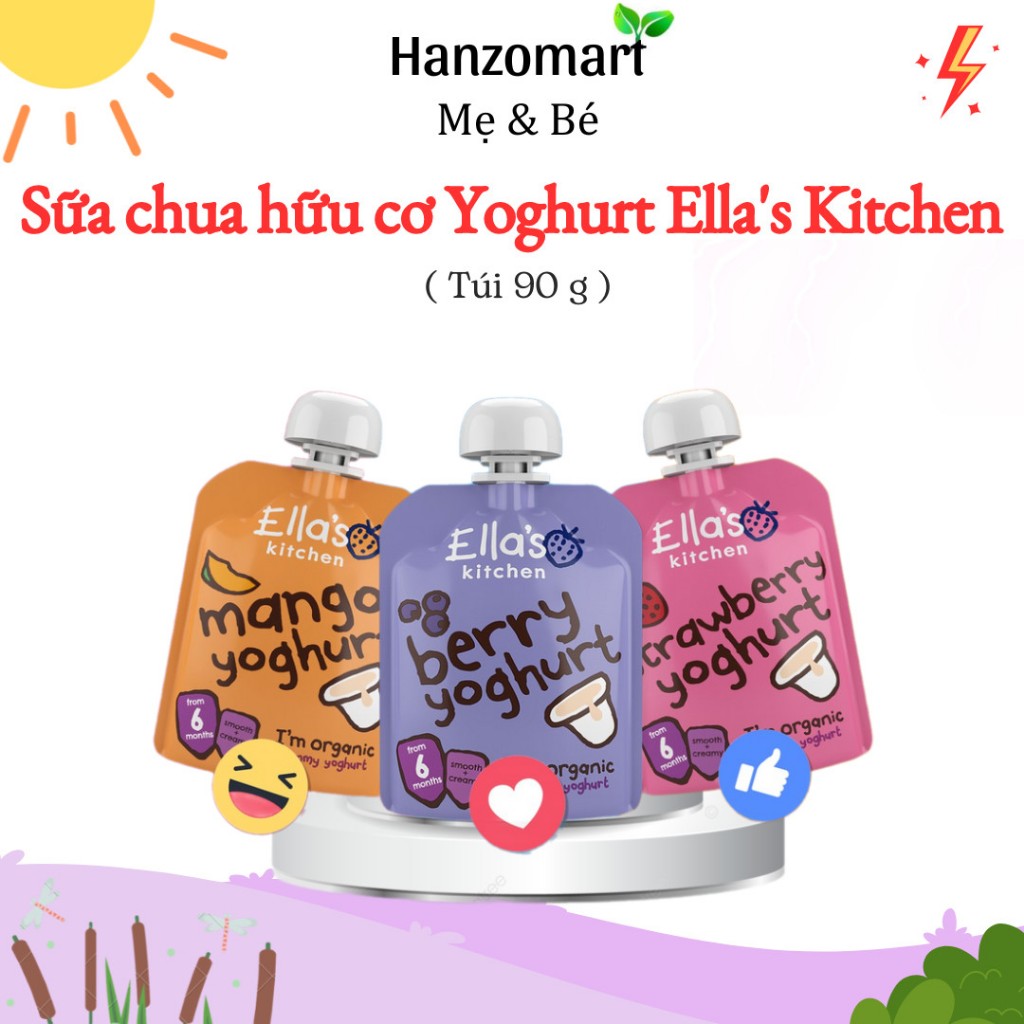 Sữa chua Ella Kitchen organic UK 6m+ - hanzo2009