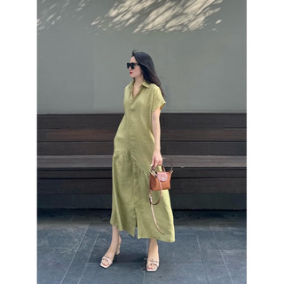 ĐẦM SƠ MI SUÔNG LINEN