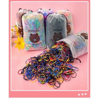 Set 4000 dây chun Thun cột tóc cho bé