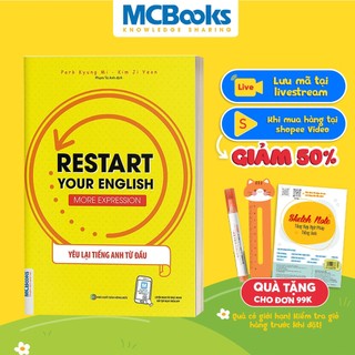 Sách - Yêu Lại Tiếng Anh Từ Đầu - Restart Your English - More Expression - Kèm App Học Online