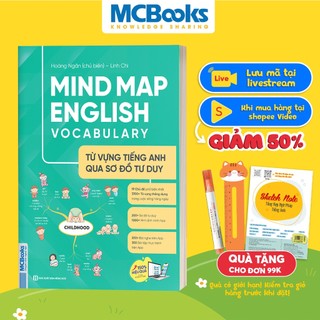 Sách - Mind map English Vocabulary - Từ vựng tiếng Anh qua sơ đồ tư duy - Học Kèm App Online