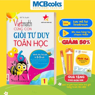 Sách Vietmath Cùng Con Giỏi Tư Duy Toán Học Tập 2 MCBooks