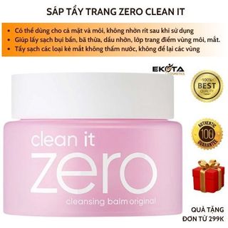 Sáp tẩy trang banila co c​l​e​a​n it z​e​r​o c​l​e​a​n​s​i​n​g b​a​l​m o​r​i​g​i​n​a​l 50ml dành mọi loại da