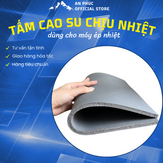 Tấm lót cao su chịu nhiệt - Silicon chịu nhiệt cho máy ép nhiệt khổ 38x38 33x45 38x45 40x50 40x60 60x80
