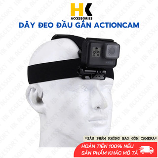 Dây đeo đầu gắn Actioncam , điện thoại dễ dàng, dây cao su co giãn cực tốt