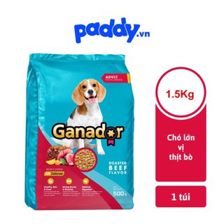 [1.5kg] Thức Ăn Hạt Cho Chó Ganador vị Bò Nướng