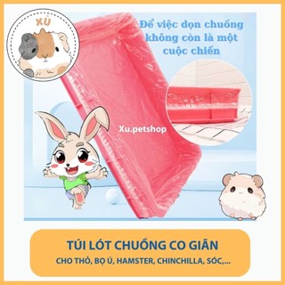Túi co giãn lót chuồng, khay vệ sinh cho Thỏ, Bọ ú, Chinchilla,… - Gaupetshop