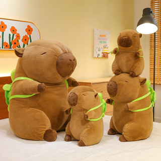 Gấu Bông Capybara, Capybara đeo balo rùa, siêu đáng yêu, Gấu bông nhập khẩu loại 1, gấu bông