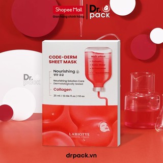  Mặt nạ dưỡng da Labiotte Code-Derm Nourishing Collagen Hàn Quốc 25ml