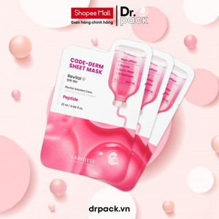  Mặt nạ dưỡng da Labiotte Code-Derm Revital Peptide Hàn Quốc 25ml