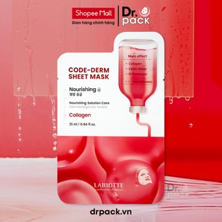  Mặt nạ dưỡng da Labiotte Code-Derm Nourishing Collagen Hàn Quốc 25ml