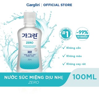 Nước súc miệng  ngăn ngừa mảng bám Garglin Zero không cồn chai 100ml