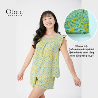 Đồ bộ đùi nữ Obee chất lụa cát mềm mịn nữ tính