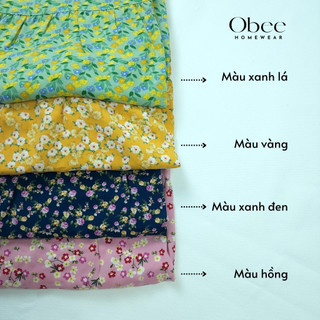 Đồ bộ đùi nữ Obee chất lụa cát mềm mịn nữ tính