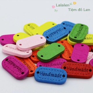 Tag Gỗ Dán Handmade Nhiều Màu
