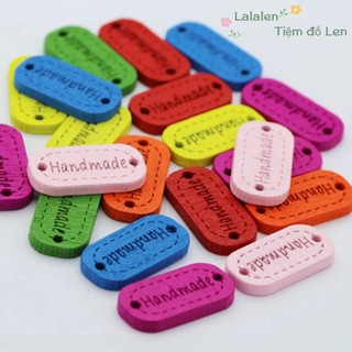 Tag Gỗ Dán Handmade Nhiều Màu