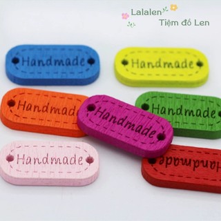 Tag Gỗ Dán Handmade Nhiều Màu