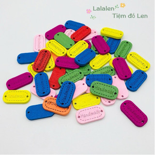 Tag Gỗ Dán Handmade Nhiều Màu