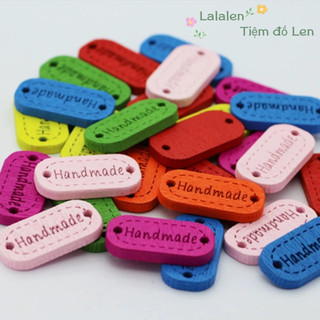 Tag Gỗ Dán Handmade Nhiều Màu