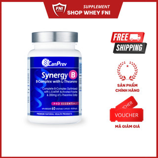 CanPrev Synergy B-Complex with L-Theanine, 60 Viên, Vitamin Nhóm B