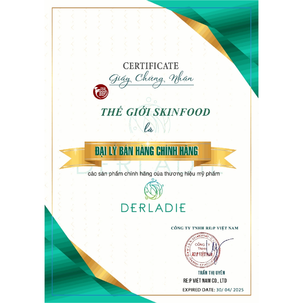 Nước Tẩy Trang Làm Sạch Da, Dịu Nhẹ Derladie Cleansing Water Witch Hazel Micellar