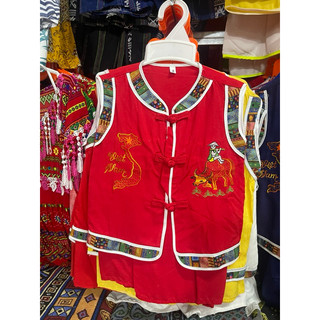 Bộ ba lỗ trâu việt nam chất lanh