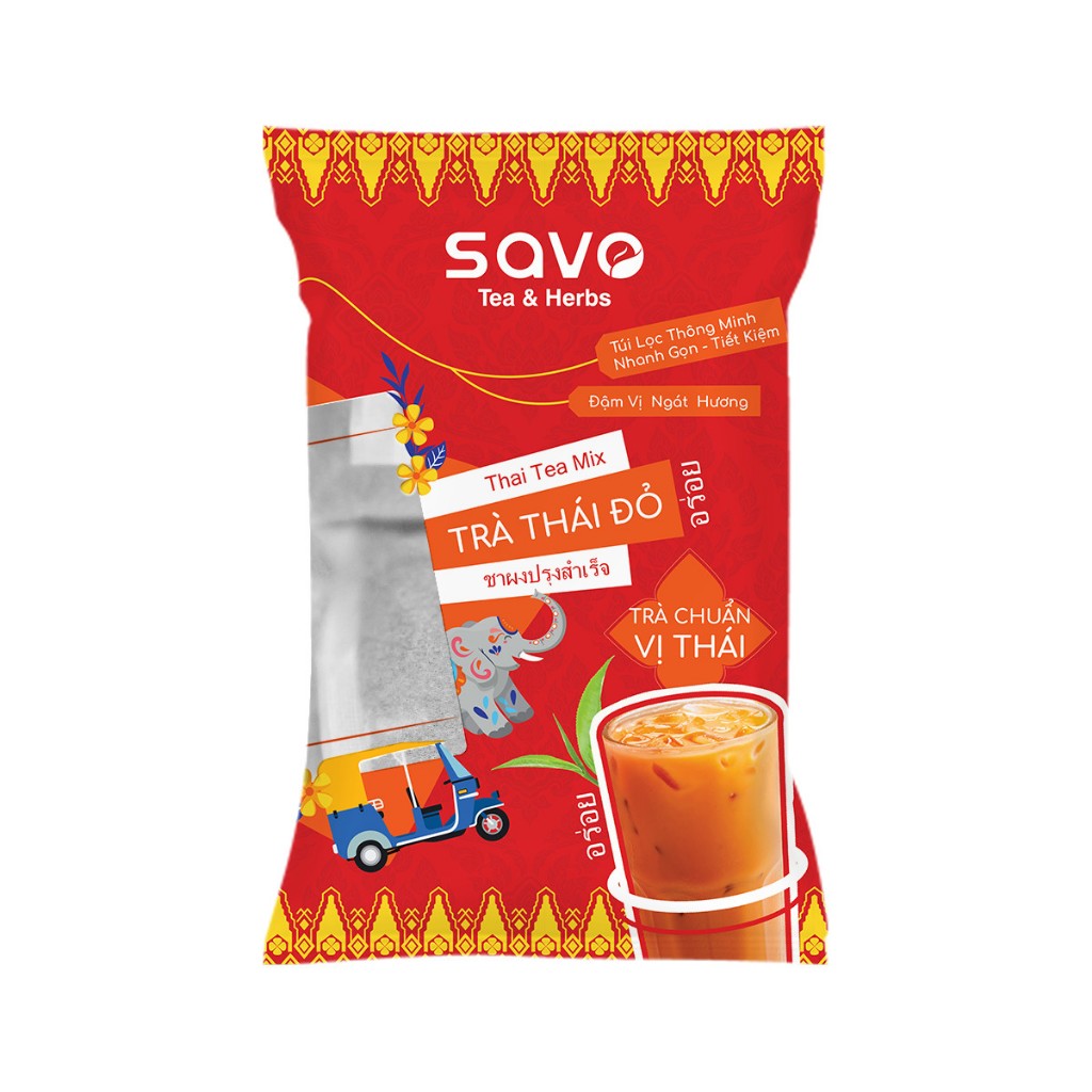 Trà Thái Đỏ SAVO Túi Lọc - 300gr