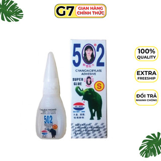 50 lọ keo 502, keo dán con voi 502 loại 1