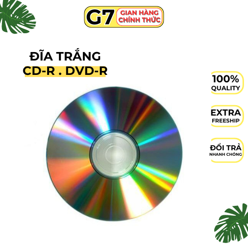 ĐĨA TRẮNG CD/DVD (TẶNG KÈM VỎ ĐỰNG ĐĨA)