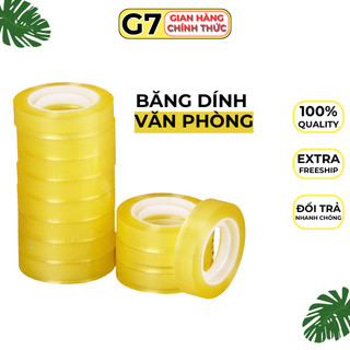 Cuộn băng dính văn phòng,băng dính 1,2cm/băng dính 2cm