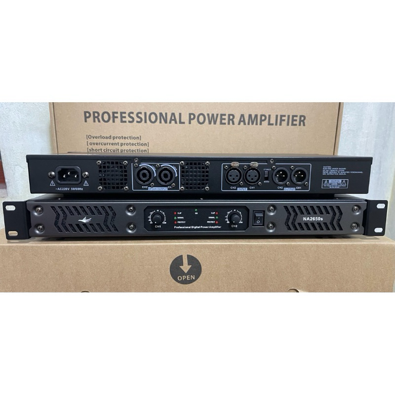 Cục đẩy 2 kênh class D công suất 650w*2