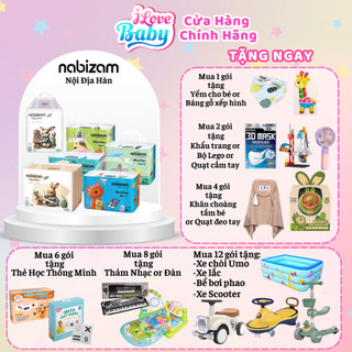 Tã/bỉm nabizam nội địa hàn cao cấp các size dán/quần nb/s/m/l/xl/2xl/3xl
