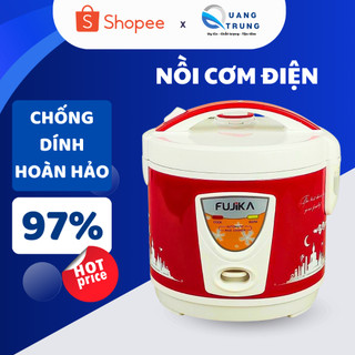 Nồi cơm điện nắp gài fujika fj-nc1808, dung tích 1.8l, công suất 400w - hàng chính hãng | chefman