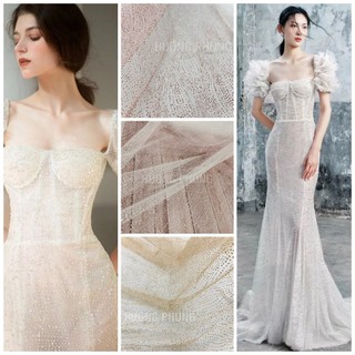 Vải ren kim tuyến 5132