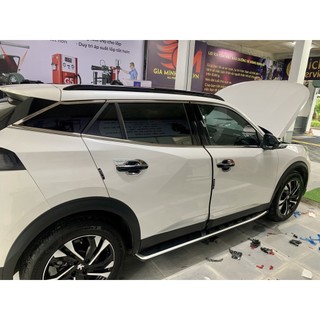 Nẹp viền chân kinh, cong kính xe Peugeot 2008