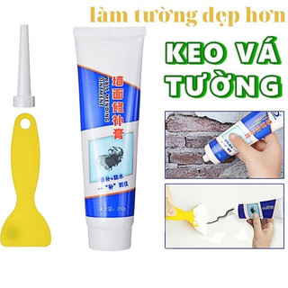 Keo vá tường che khuyết điểm có kèm dụng cụ trám tường phục hồi như mới