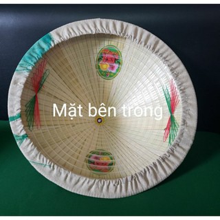 Bọc nón lá vẽ hoa sen