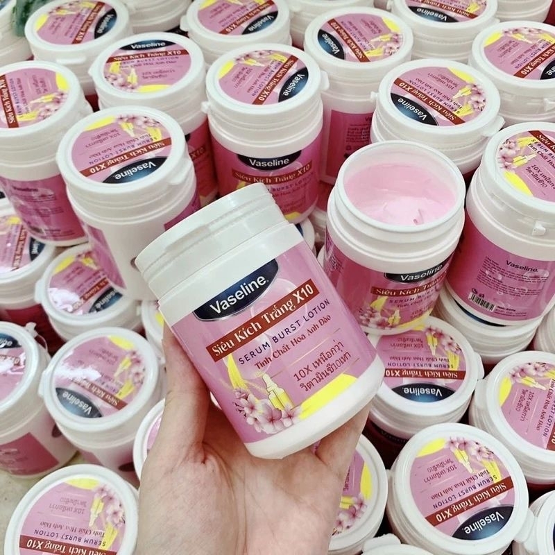 Kem siêu kích trắng X10 Vaseline