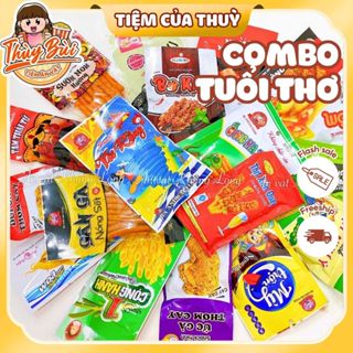 COMBO Đồ ăn vặt CAY SIÊU HOT đồ 1k TIỆM CỔNG TRƯỜNG 20 Gói , Tiệm ăn vặt Thuỳ Bùi