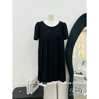 Váy dập li viền sm