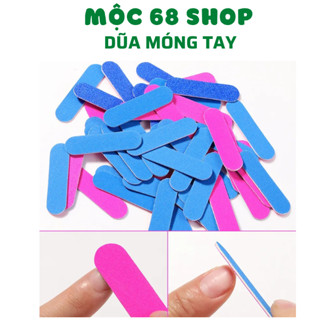 Dũa móng tay mini làm móng, dũa nail box 2 mặt nhám (1 chiếc) - Mộc 68 shop