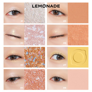 Phấn mắt Lemonade Aesthetic Eyeshadow Palette (16 ô)