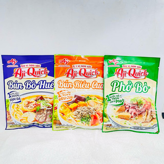 Gia Vị Nêm Sẵn Aji Quick Phở Bò/ Bún Bò Huế 59g