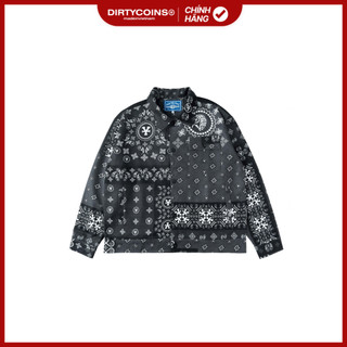 Áo Khoác DirtyCoins Bandana Shirt Jacket - Black