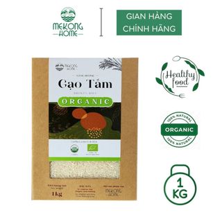 Gạo Tấm Mekong Home 100% Organic, gạo chuẩn vị Nàng Hương, dẻo, thơm, mùi ngọt nhẹ - 1kg