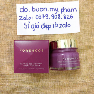 Kem dưỡng da ban đêm Forencos Peptide màu tím Hàn Quốc